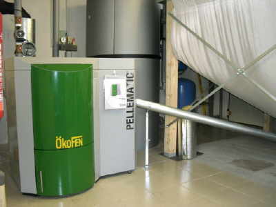 Pellematic mit Silo